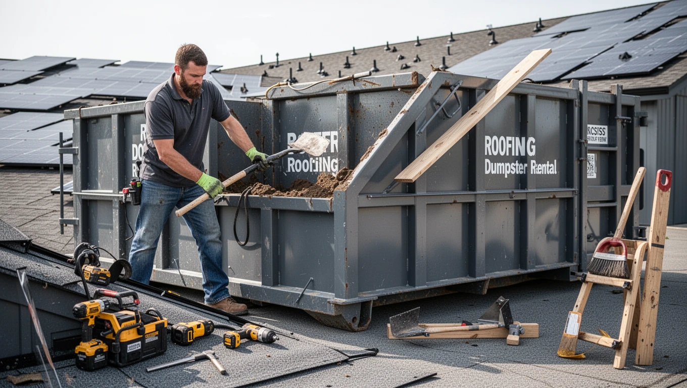 Roofing Dumpster Rental
