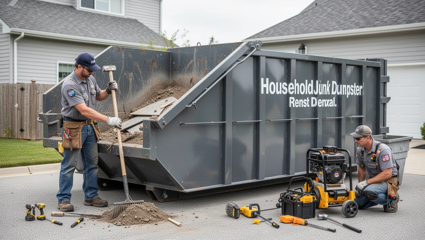 Household Junk Dumpster Rental