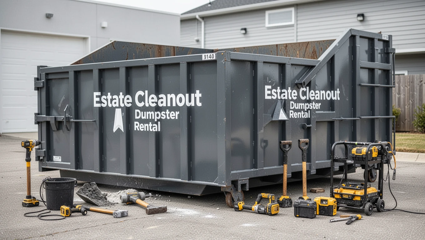Estate Cleanout Dumpster Rental